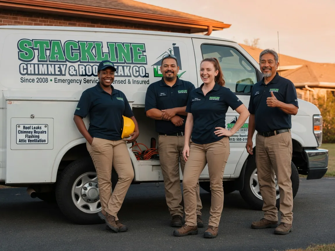 Chimney flashing repair company in Harrisville, MI